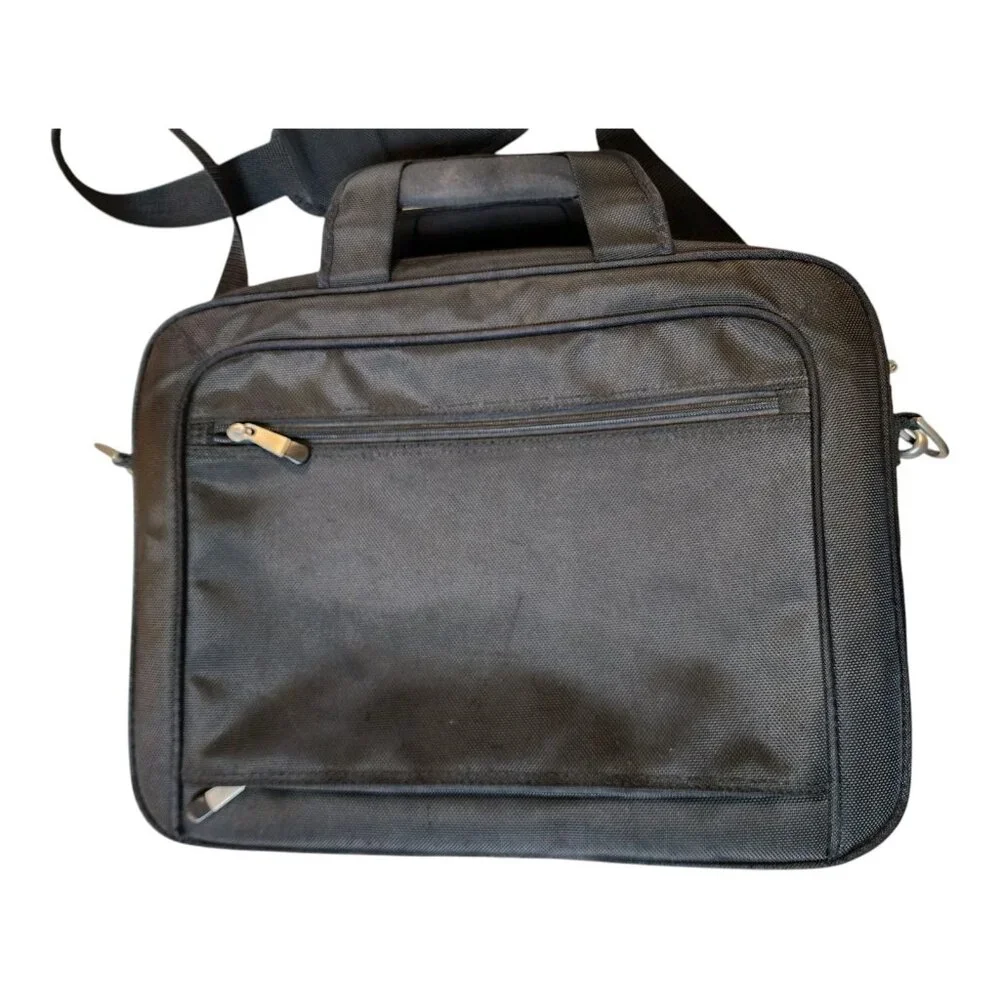 Dell Computer Laptop Briefcase Shoulder Messenger Bag Fits Up To 17